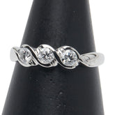 Pt900 プラチナ ダイヤ0.56ct リング 指輪 レディース 17号 【中古】